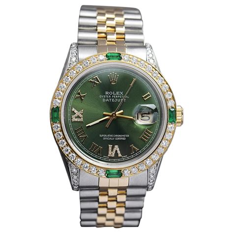 rolex datejust smaragd